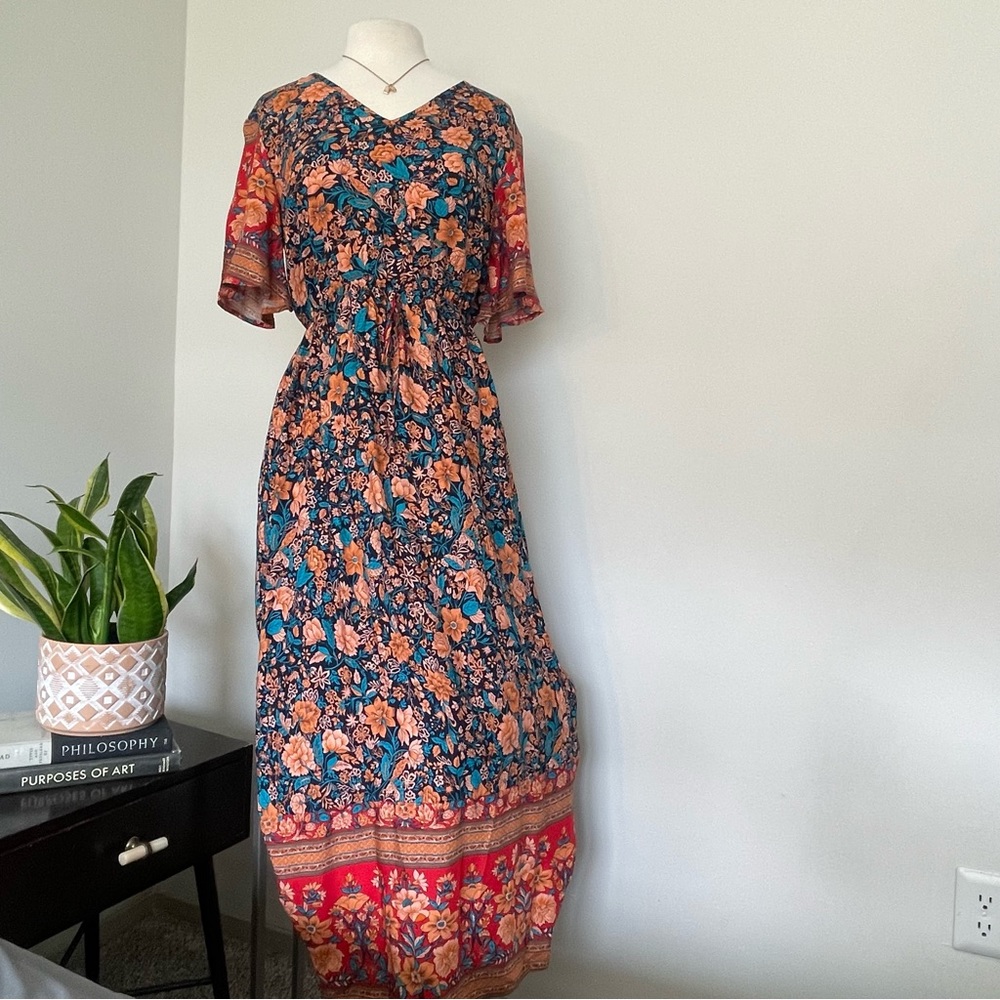Pretty Garden Pattern Dress - Picture 4 of 6